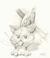 Brass Cat Ugly Sketch