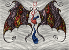 Pen n Ink Bat WingDing