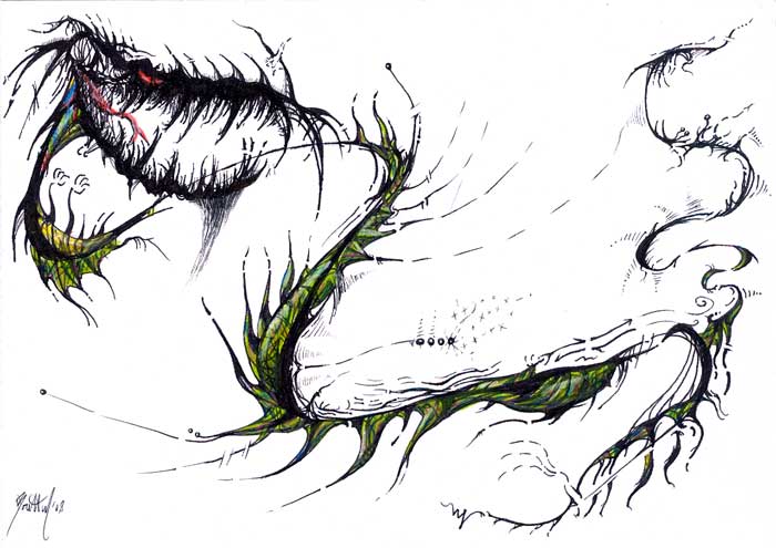 Pen n Ink Dragon S '08